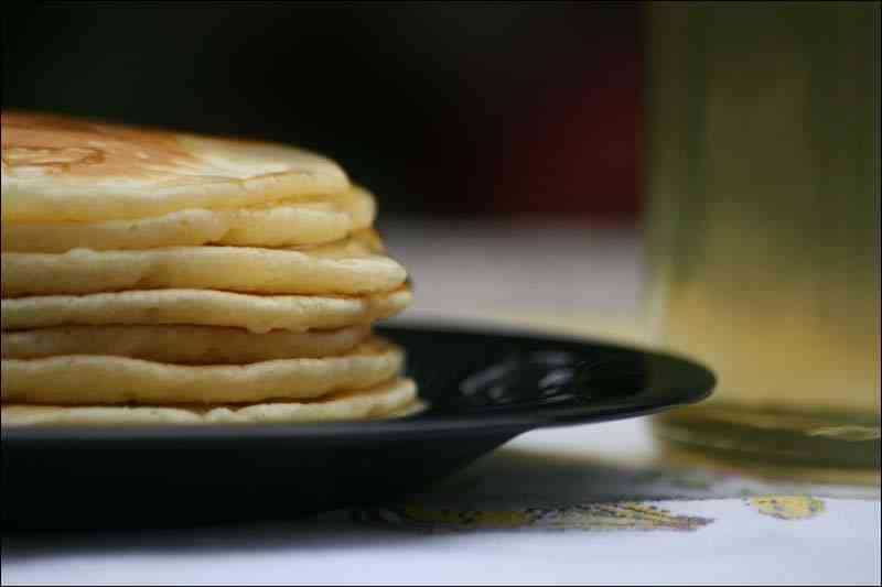 Pancakes à la farine de châtaignes